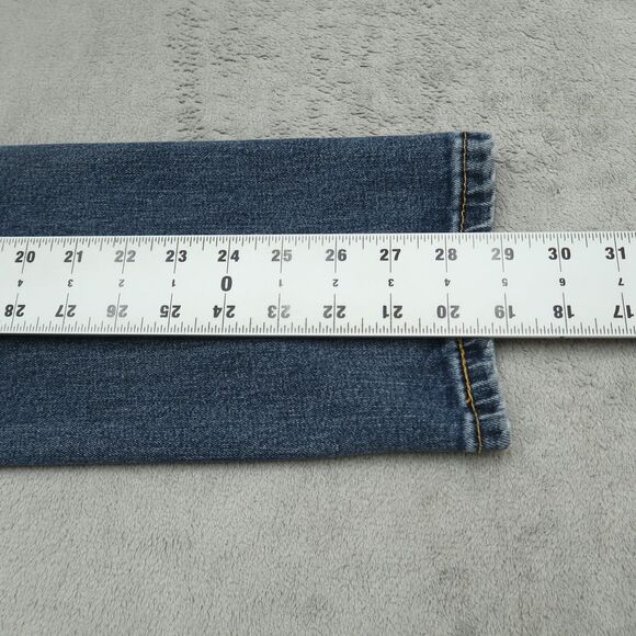 Levi's 511 Jeans Mens Fits 30x29 (Size 32x30) Blue Slim Stretch Denim Shrinkage - Picture 3 of 16